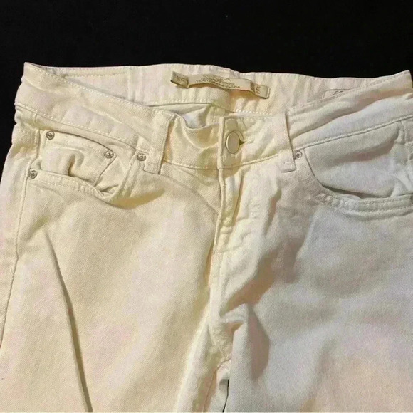Zara Women Premium Denimwear Collection Jeans Off-white Color Size 2 - Picture 13 of 16